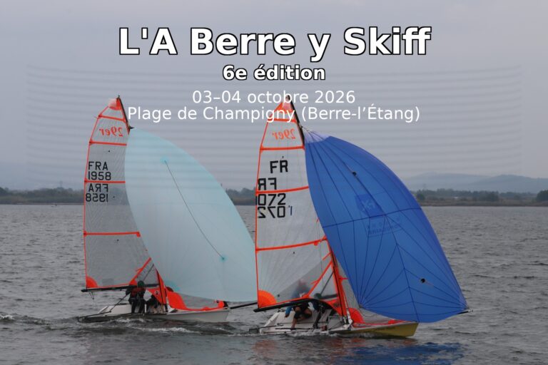 Affiche L'A Berre y Skiff 2026